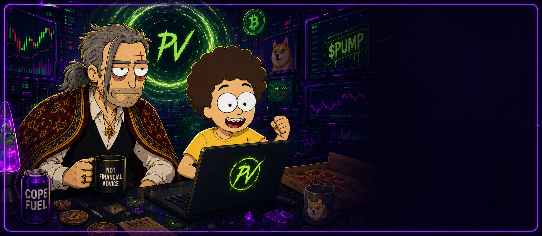 Rugz and Lucky watching charts in Episode 1